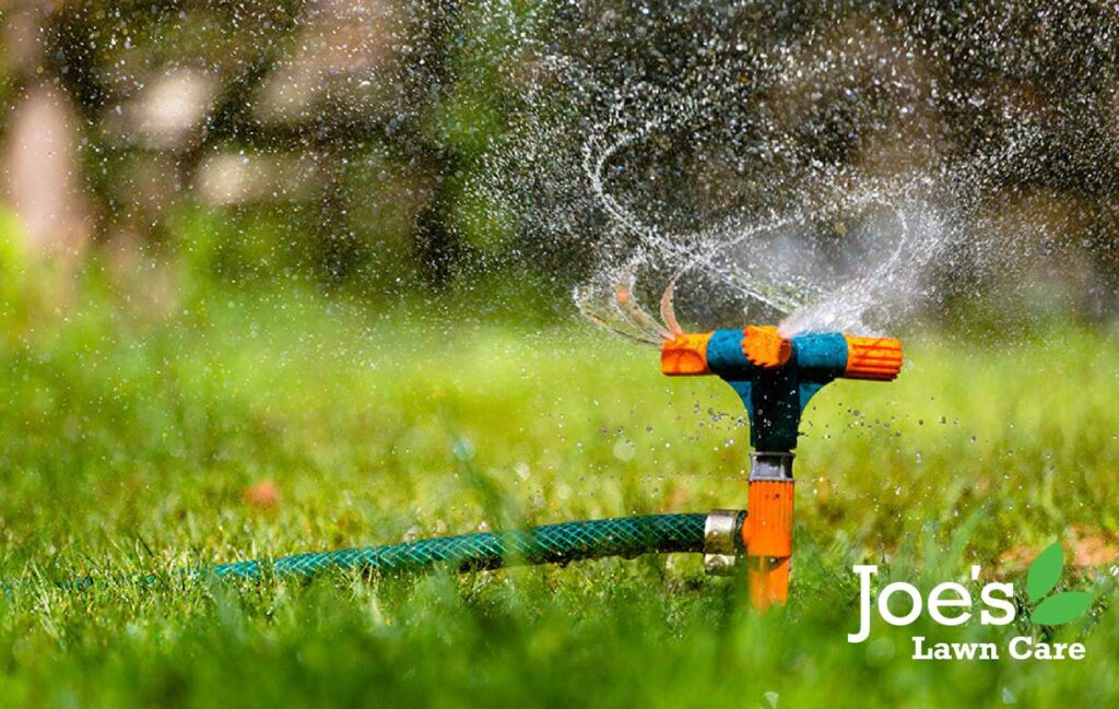 Watering your Lawn - Joes Lawn Care - blog post