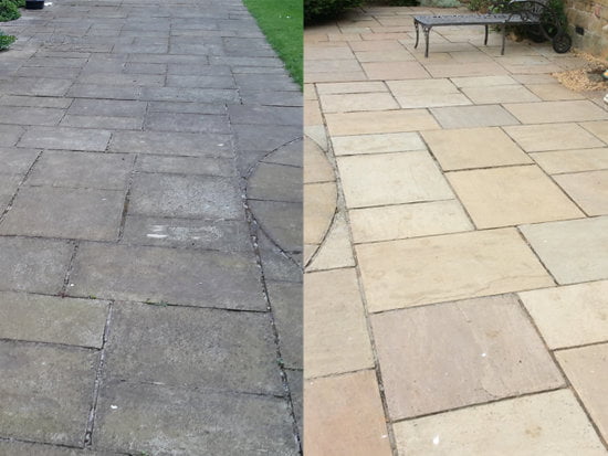 before and after surface clean - Joe's